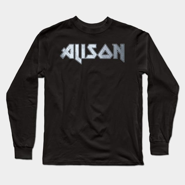Heavy metal Alison Long Sleeve T-Shirt by KubikoBakhar